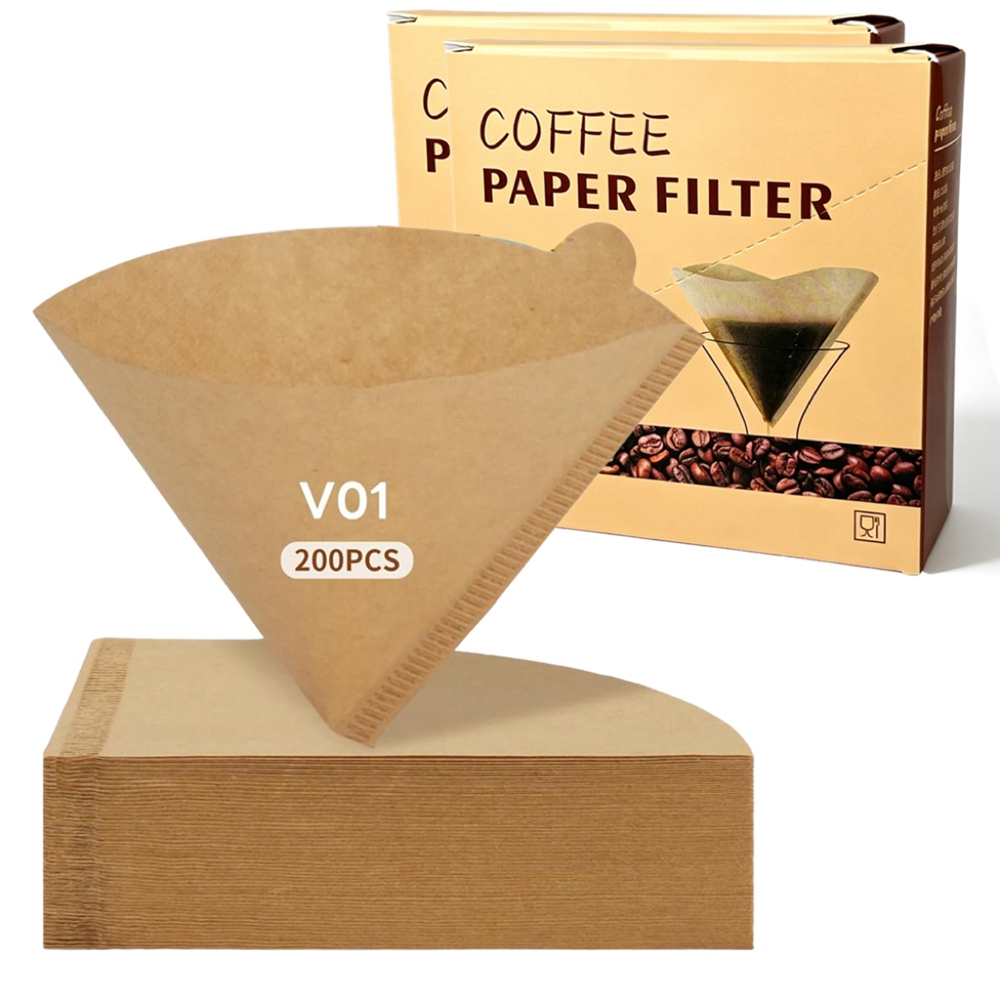 Coffee Tea Paper Cups - Kaffeefilter 200 Stück Konische Kaffeefilter #