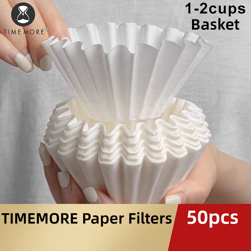 Coffee Tea Paper Cups - TIMEMORE Kaffeepapierfilter für 1–2 Tassen, zum