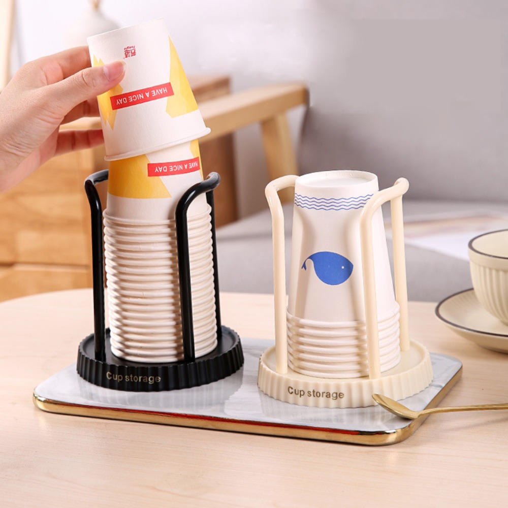 Coffee Tea Paper Cups - Einweg-Getränkehalter für den Schreibtisch, Pappbecher-Organizer, kreatives,