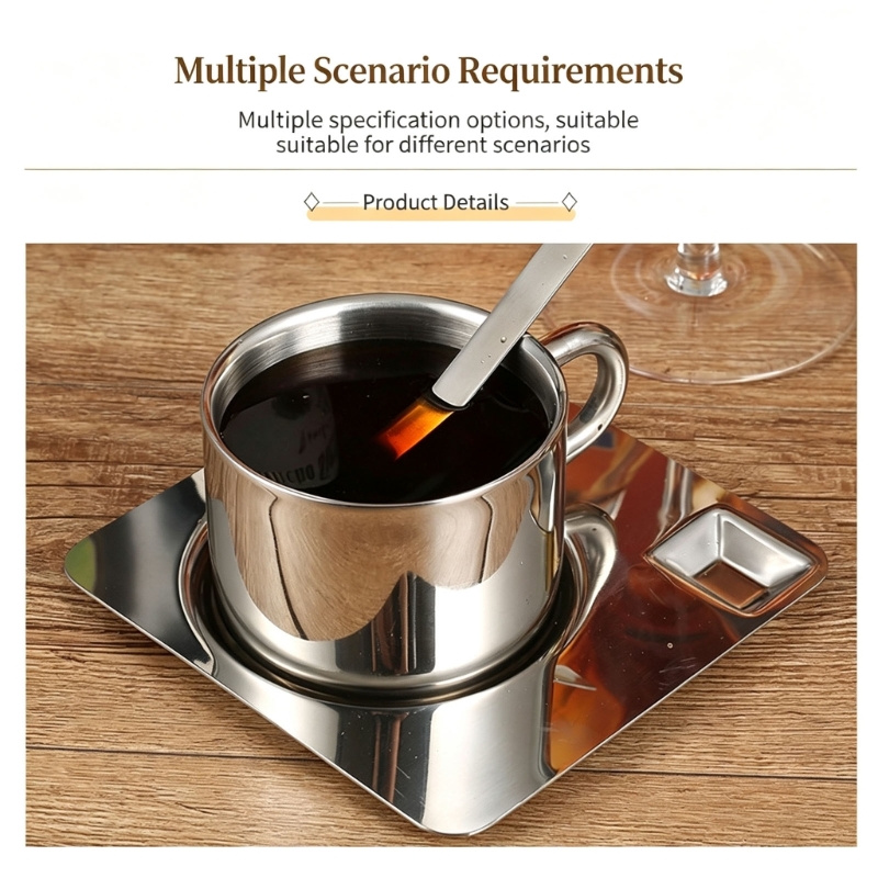 Coffee Tea Break - Kaffeetassen-Set aus Metall für die tägliche