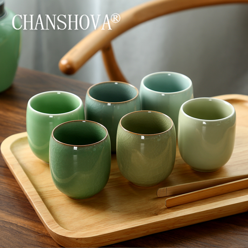 Coffee Tea Games - CHANSHOVA-Teetassen-Set aus Porzellan, traditioneller chinesischer Stil,