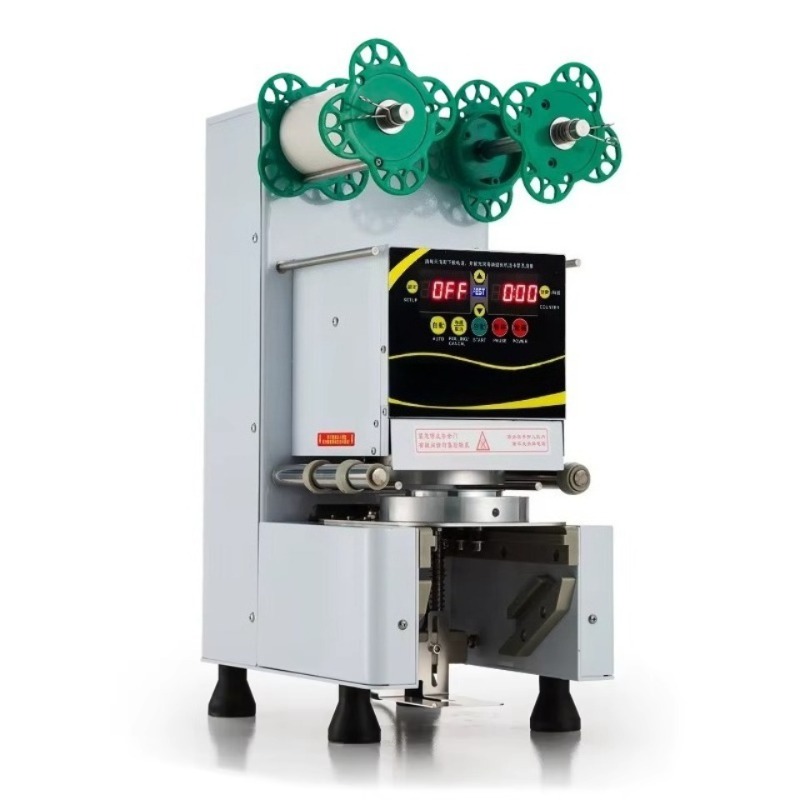 Coffee Tea Milk - Automatische Kunststoffbecher-Versiegelungsmaschine für den gewerblichen Gebrauch