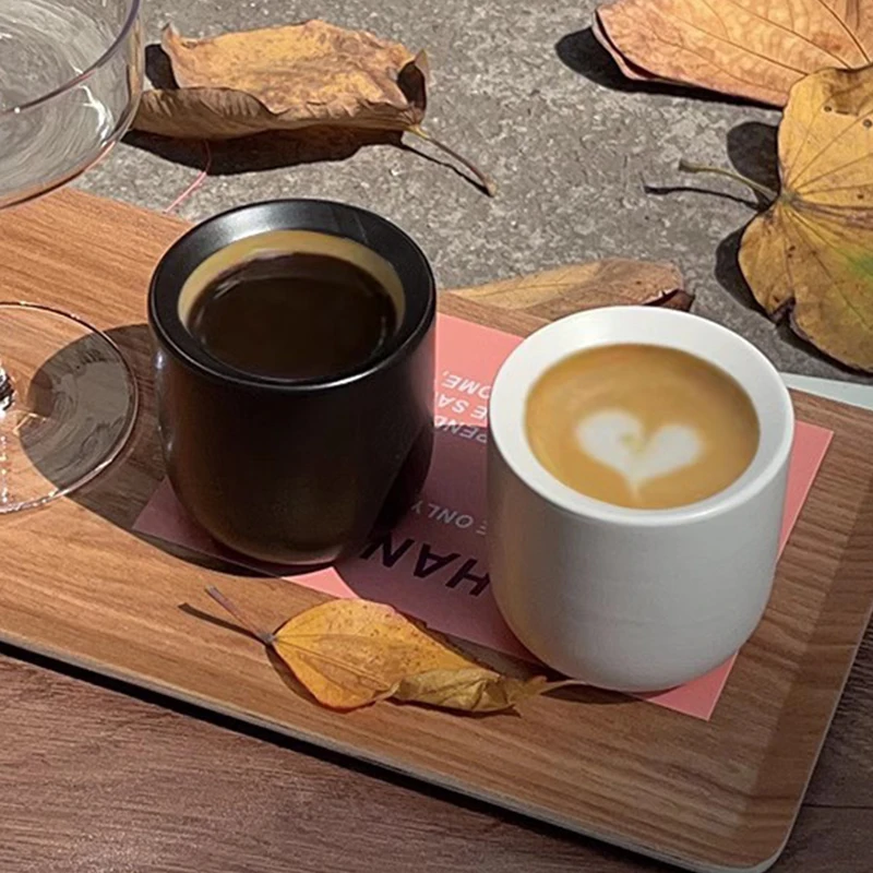 Good Coffee Tea - Verstärkte 100ml Keramik-Kaffeetasse mit guter Isolierwirkung