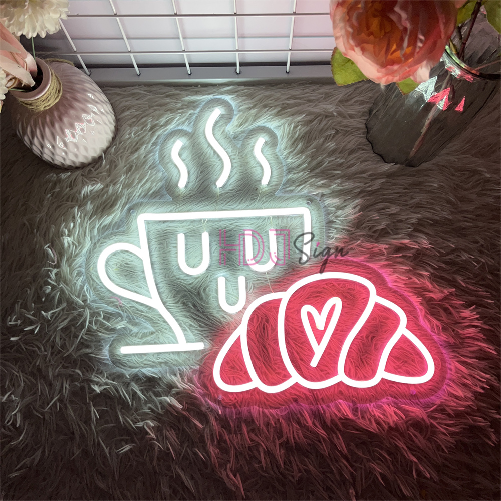 Coffee Tea Neon Sign - Kaffee Tee Neon Led Zeichen Nacht