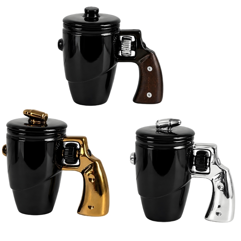 Coffee Tea Break - Kaffeetasse mit Deckel, kreative Schreibtischtasse für