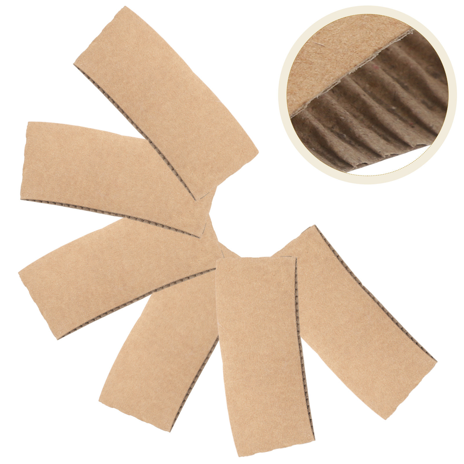 Coffee Tea Paper Cups - 100 Stück Kraftpapier-Becherhüllen aus Wellpappe, Einweg-hitzebeständige