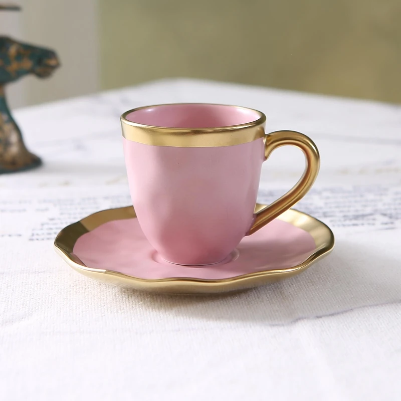 Coffee Tea Games - Kleines Kaffeetasse- und Teller-Set aus italienischer