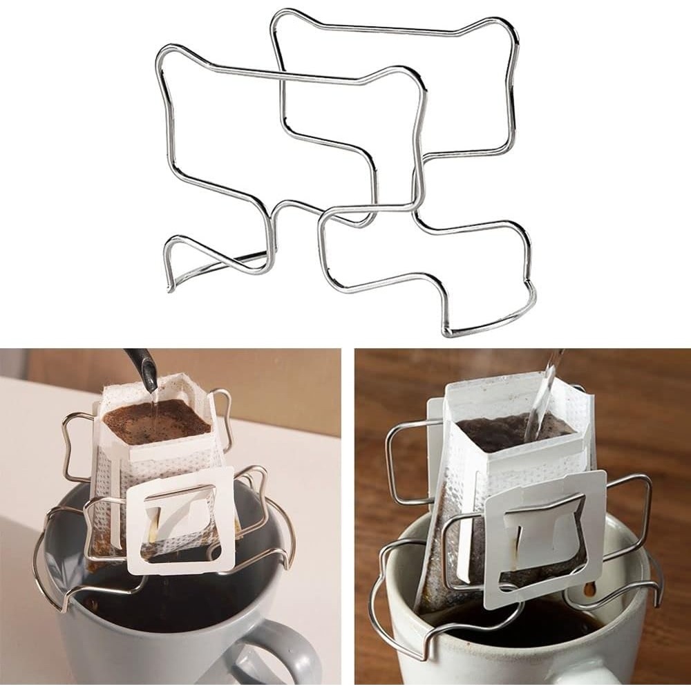 Coffee Tea Paper Cups - Kaffeefilterhalter aus 304 Edelstahl, Leicht zu