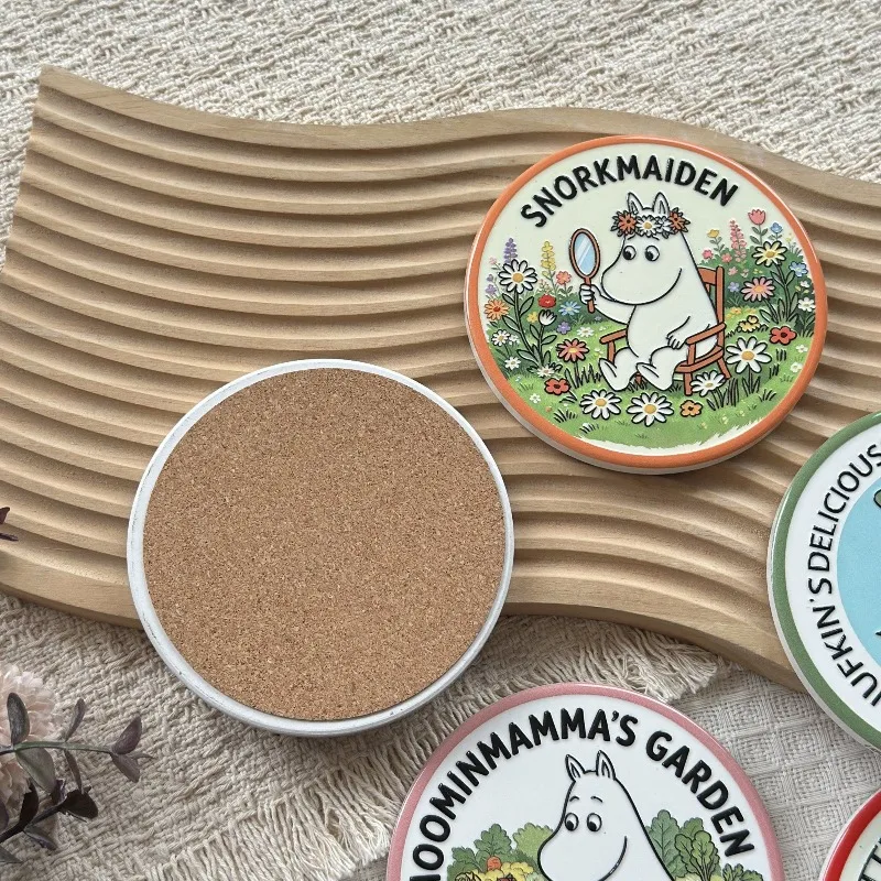Coffee Tea & Hot Chocolate - Moomined 3D Glänzende Keramik-Teetasse-Unterlage Praktische Dekorative