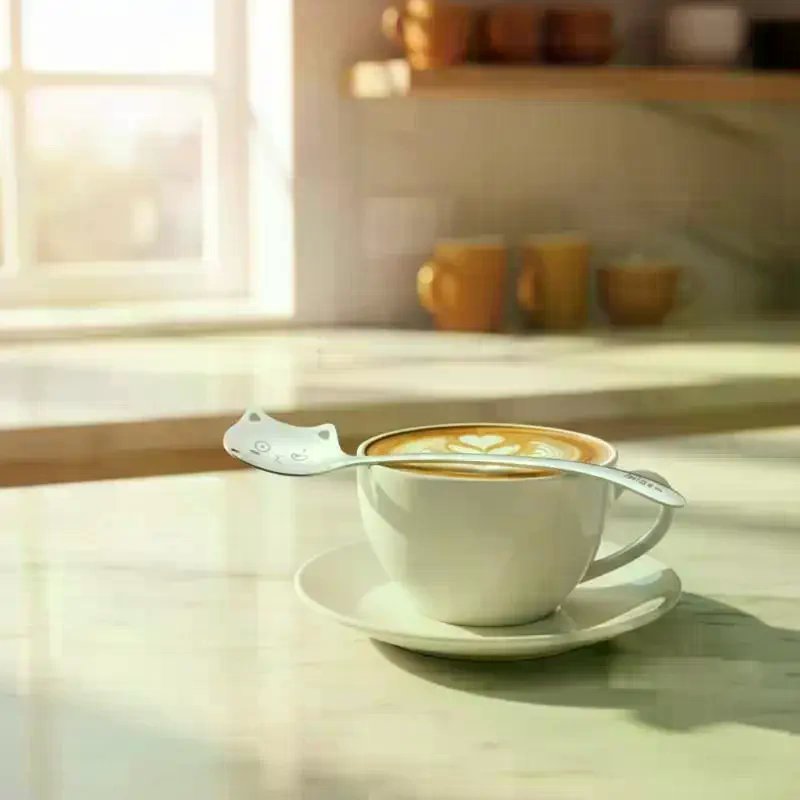Niedlicher Katzenlöffel aus Ed – Coffee Tea Uses Bewertung und Preis