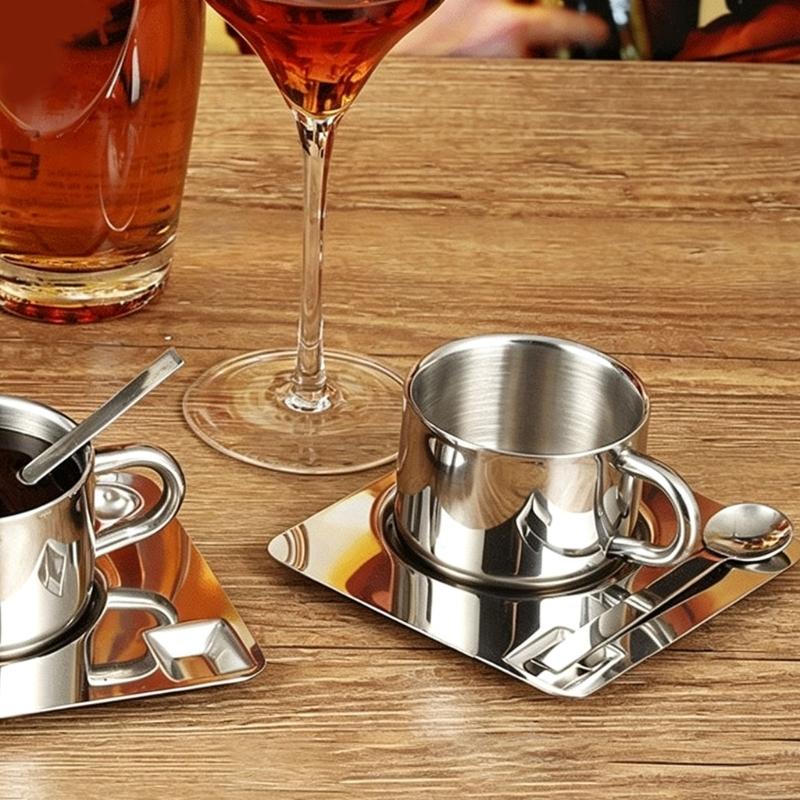 Kaffeetassen-Set aus Metall fü – Coffee Tea Break Bewertung und Preis