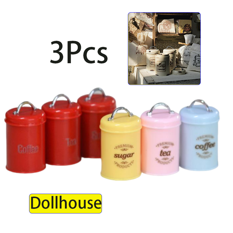 3Pcs Miniatur Puppenhaus Mini  – Coffee Tea & Hot Chocolate Bewertung und Preis