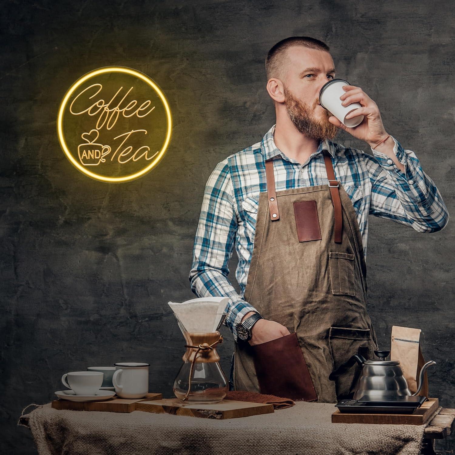 Kaffee- und Tee-Neon-Schild, U – Coffee Tea Neon Sign Bewertung und Preis