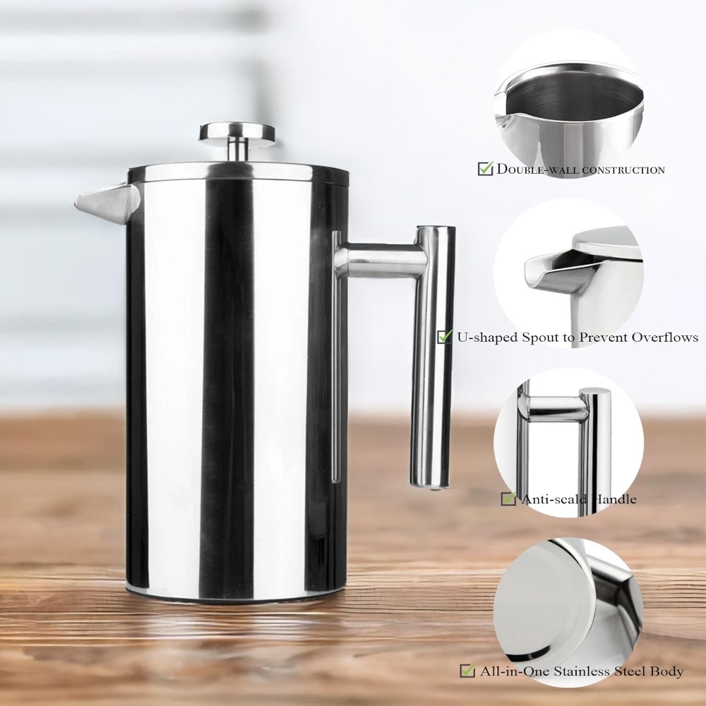 French-Press-Kaffeemaschine, 3 – French Press Coffee & Tea Bewertung und Preis