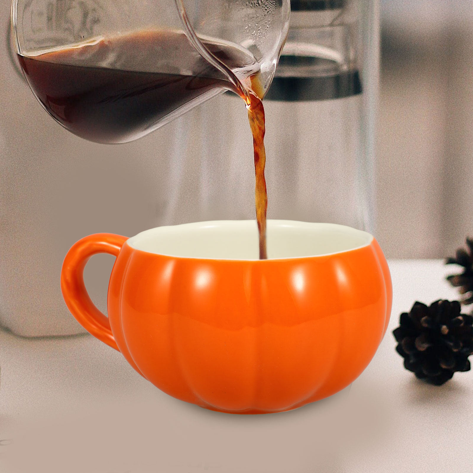 Neuartige Kürbistasse aus Kera – Coffee Tea Break Bewertung und Preis