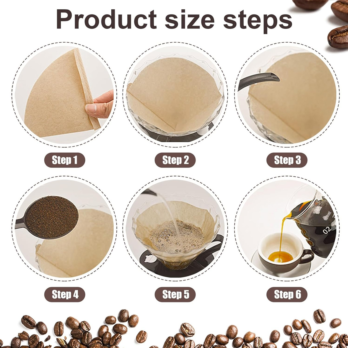 100/200 Stück Kaffeefilter in  – Coffee Tea Paper Cups Bewertung und Preis