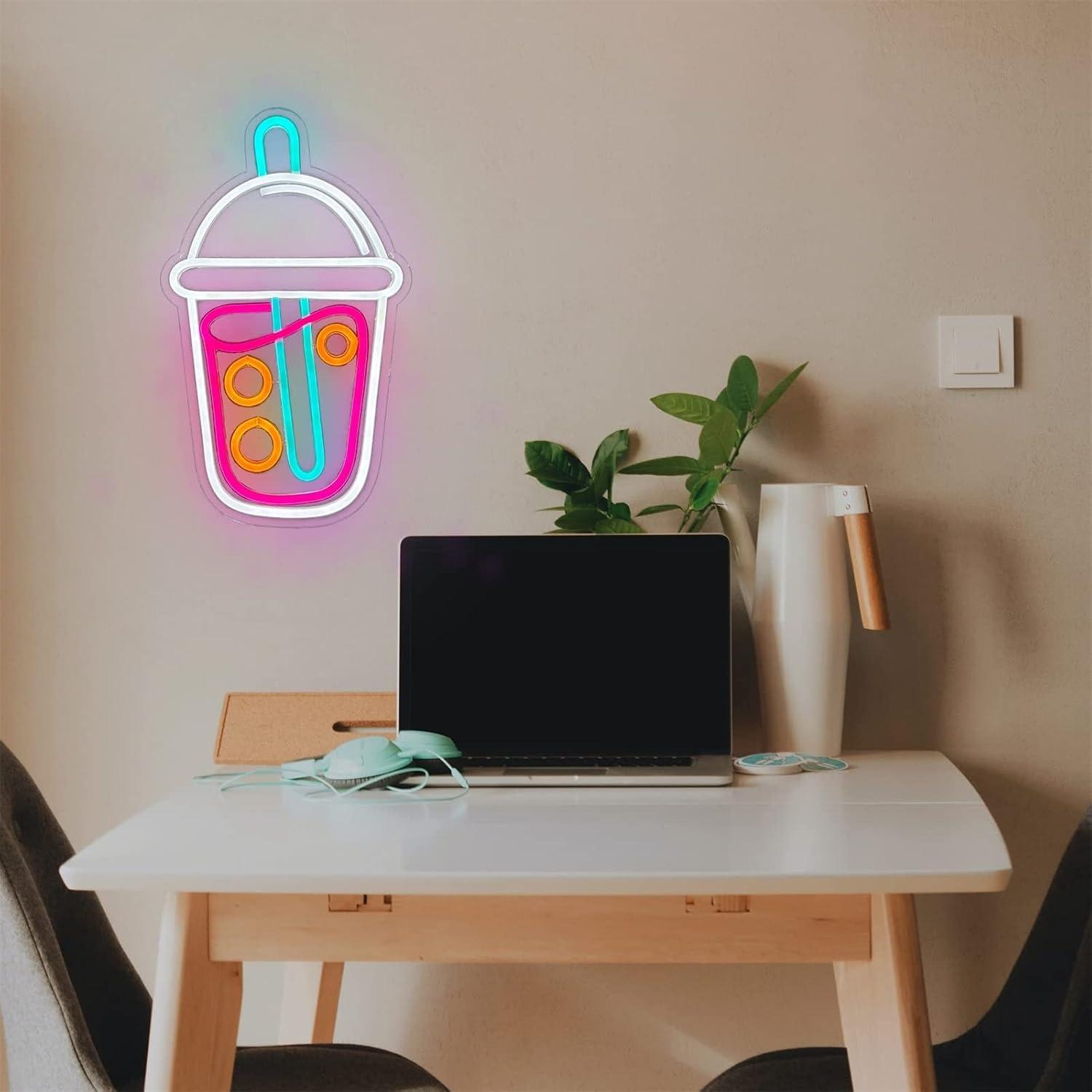 Dimmbares LED-Neon-Schild für  – Coffee Tea Neon Sign Bewertung und Preis