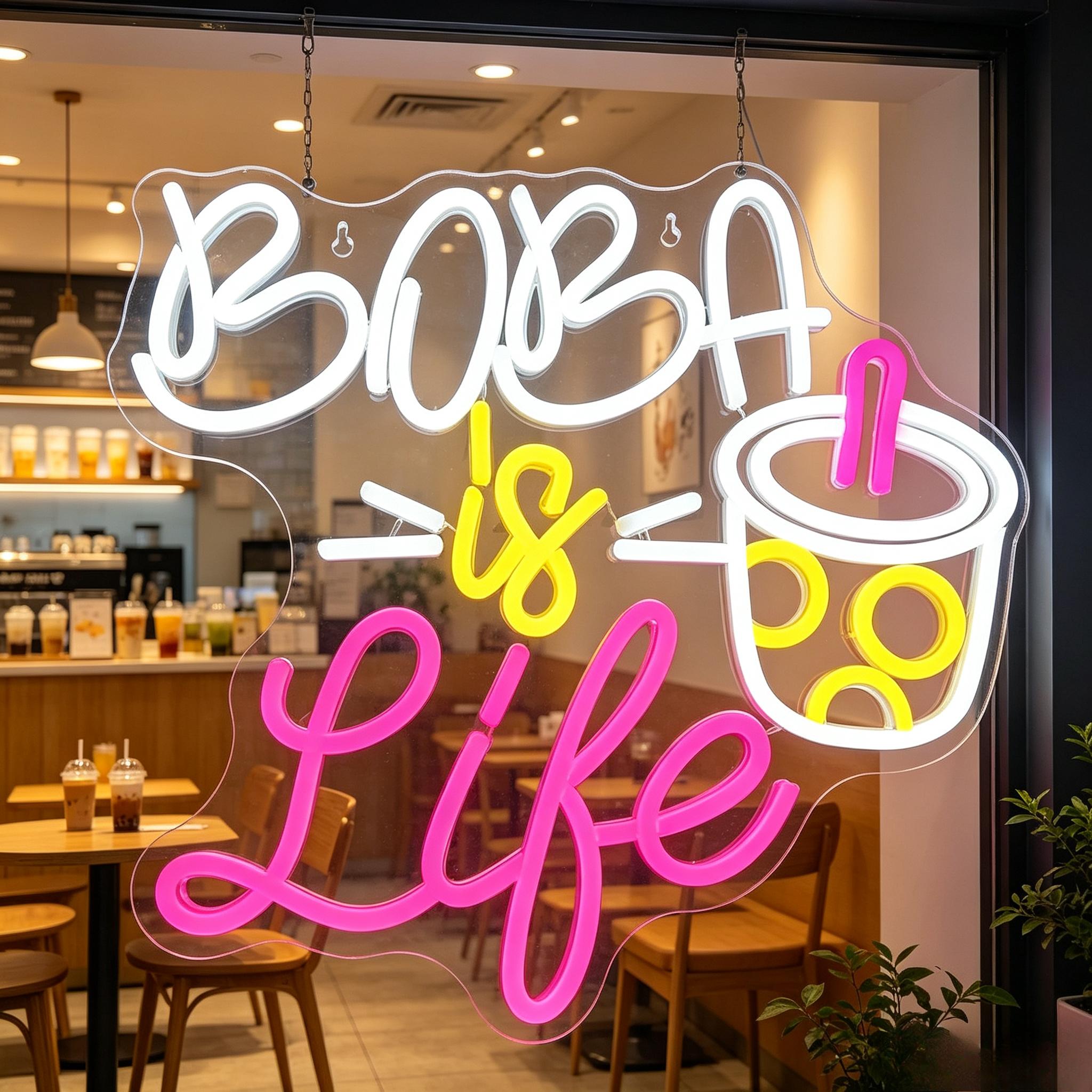Dimmbares LED-Neon-Schild für  – Coffee Tea Neon Sign Bewertung und Preis