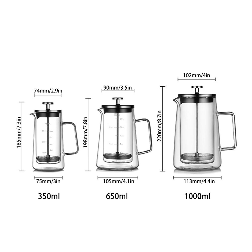 Doppelschichtiger französische – French Press Coffee & Tea Bewertung und Preis