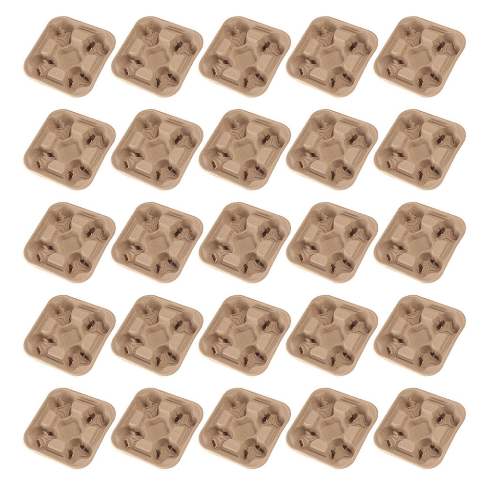 25 Stück Vierbecher-Papierhalt – Coffee Tea Paper Cups Bewertung und Preis
