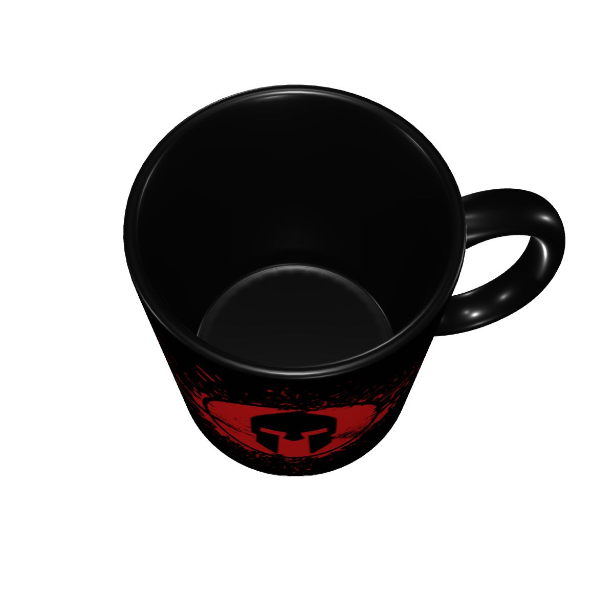Große Kaffeetasse mit Spartan- – Coffee Tea Logo Bewertung und Preis