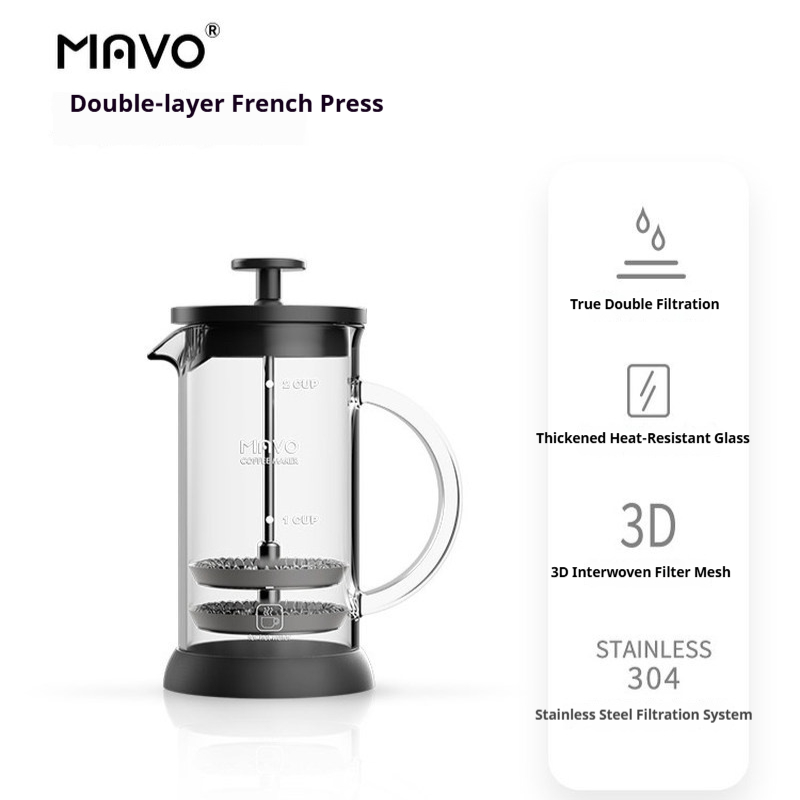 MAVO French-Press-Kaffeemaschi – French Press Coffee & Tea Bewertung und Preis