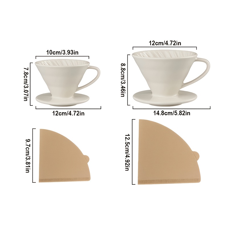Übergießen Sie Kaffeemaschine, – Coffee Tea Paper Cups Bewertung und Preis