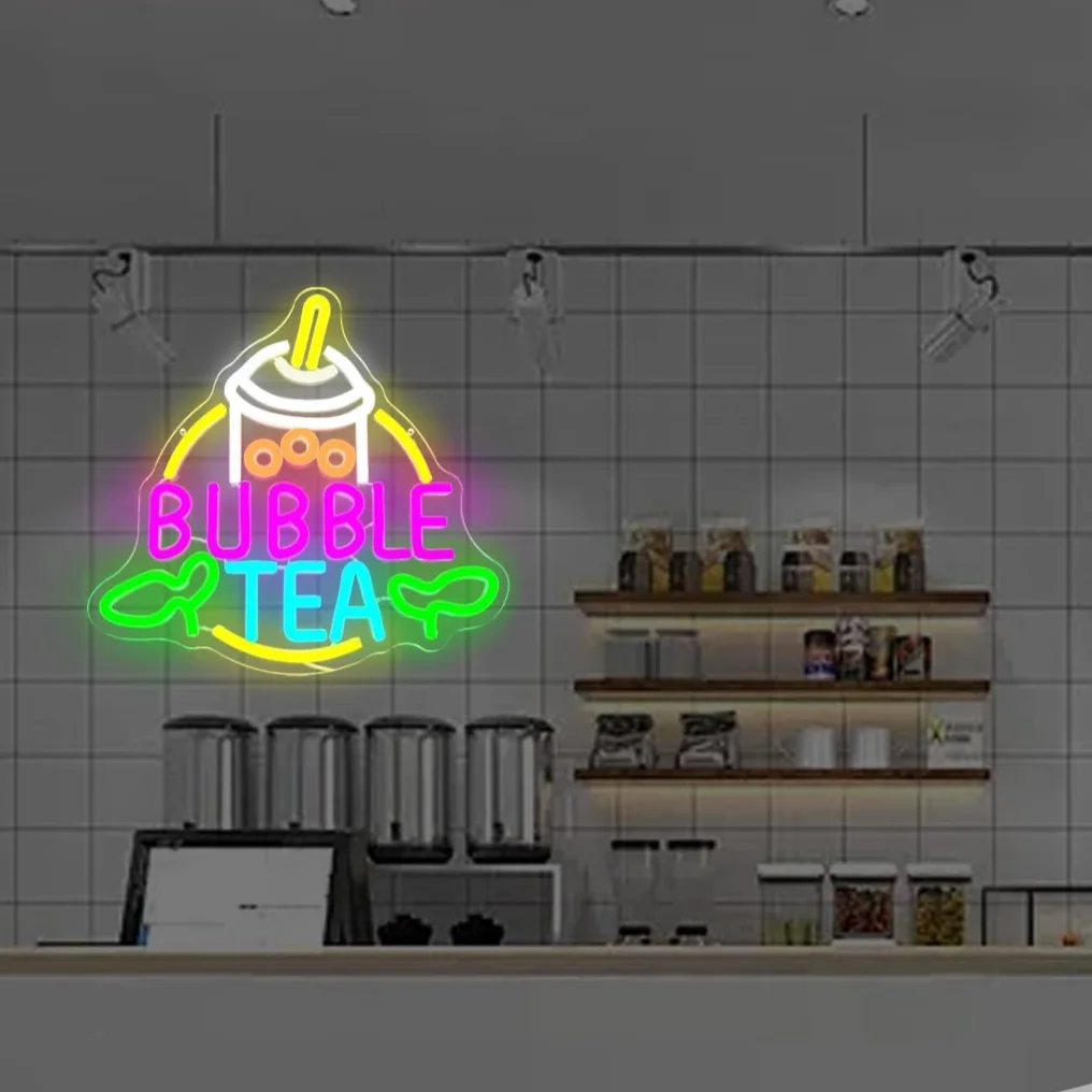 Bubble Tea Neonschild USB-Stro – Coffee Tea Neon Sign Bewertung und Preis