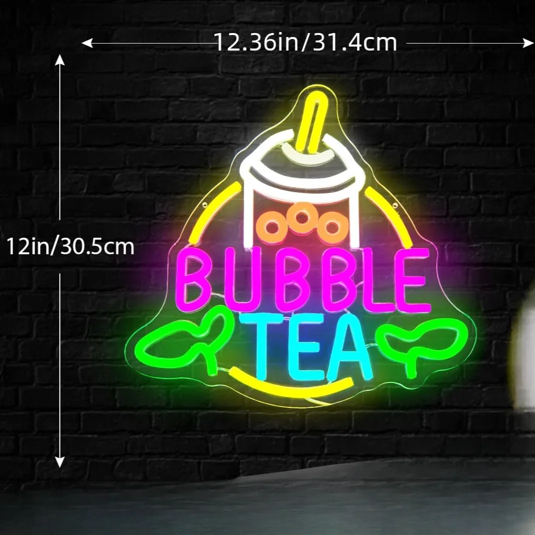 Bubble Tea Neonschild USB-Stro – Coffee Tea Neon Sign Bewertung und Preis