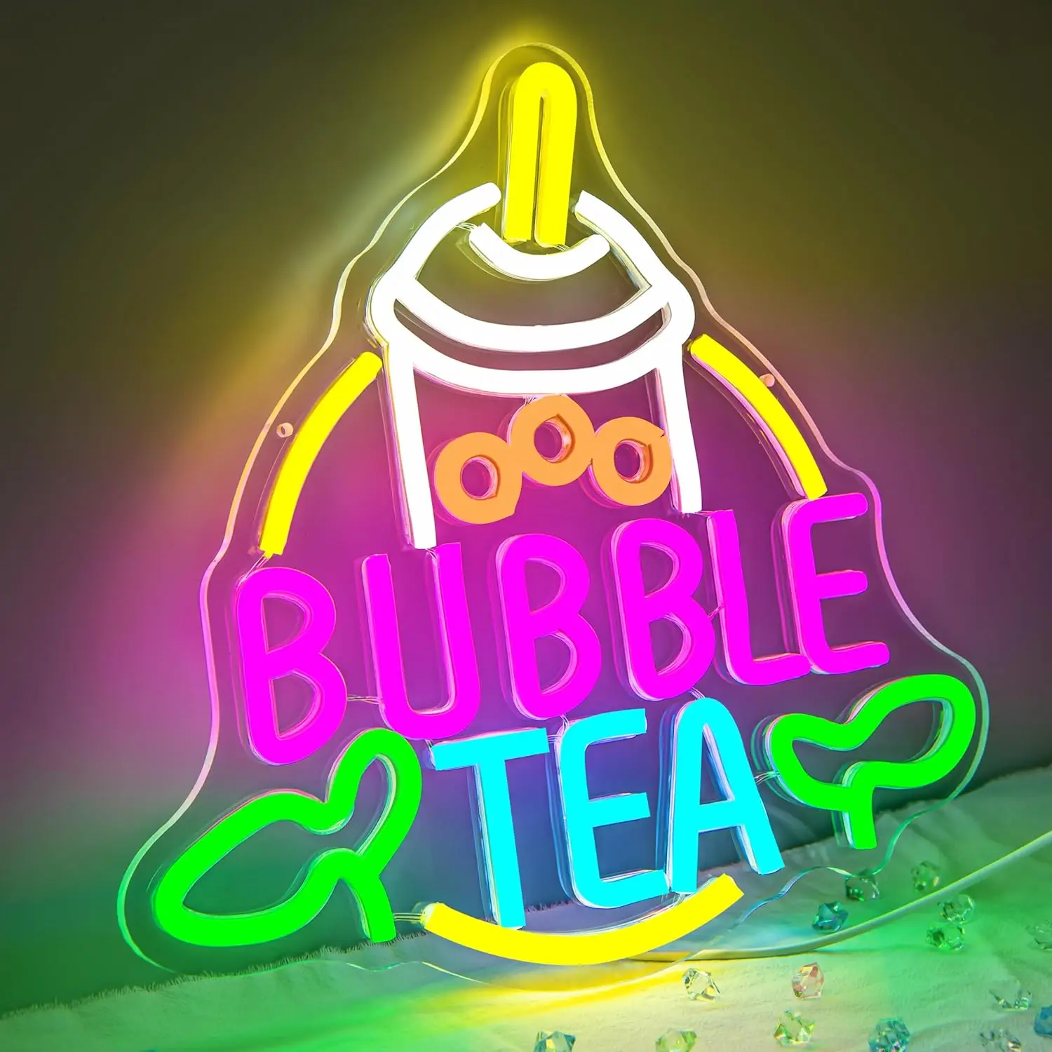 Bubble Tea Neonschild USB-Stro – Coffee Tea Neon Sign Bewertung und Preis