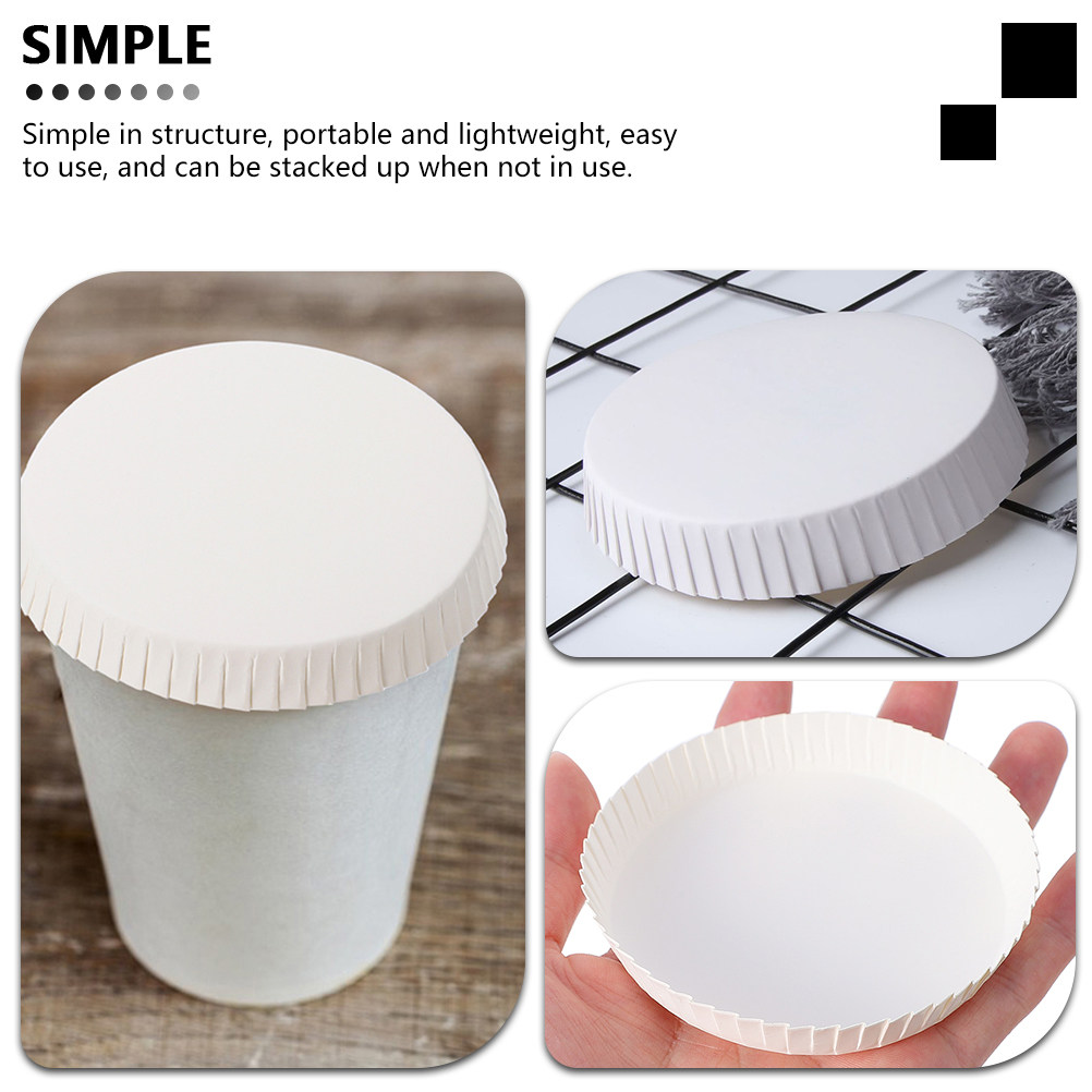 50 Stück Pappbecher-Deckel Ein – Coffee Tea Paper Cups Bewertung und Preis