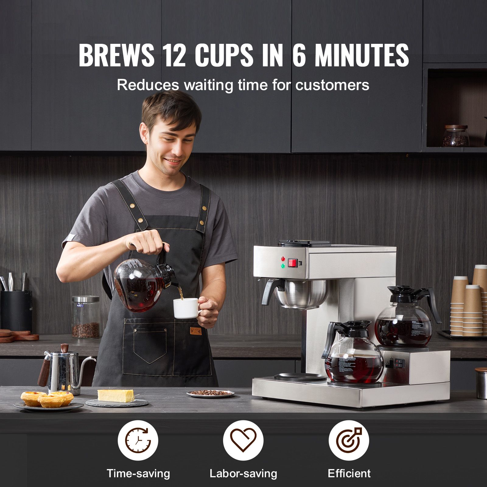 12-Tassen-Kaffeemaschine für d – Coffee & Tea Ken'S House Bewertung und Preis