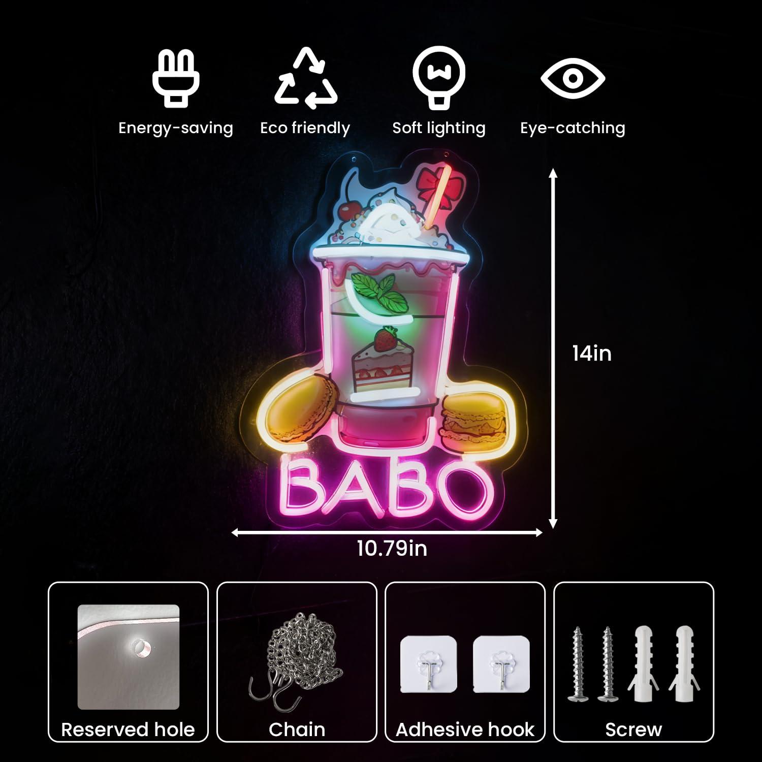 Boba Bubble Tea Neon-Schild US – Coffee Tea Neon Sign Bewertung und Preis