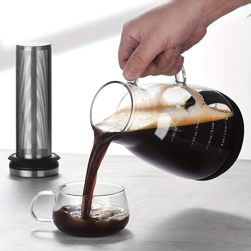 24oz Klassischer Glas-Kaltbrüh – Coffee Tea Maker Bewertung und Preis