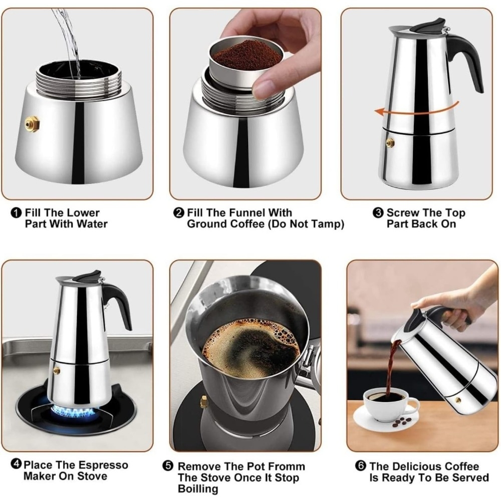 Mokka-Kaffeekannen aus Edelsta – Coffee Tea Maker Bewertung und Preis