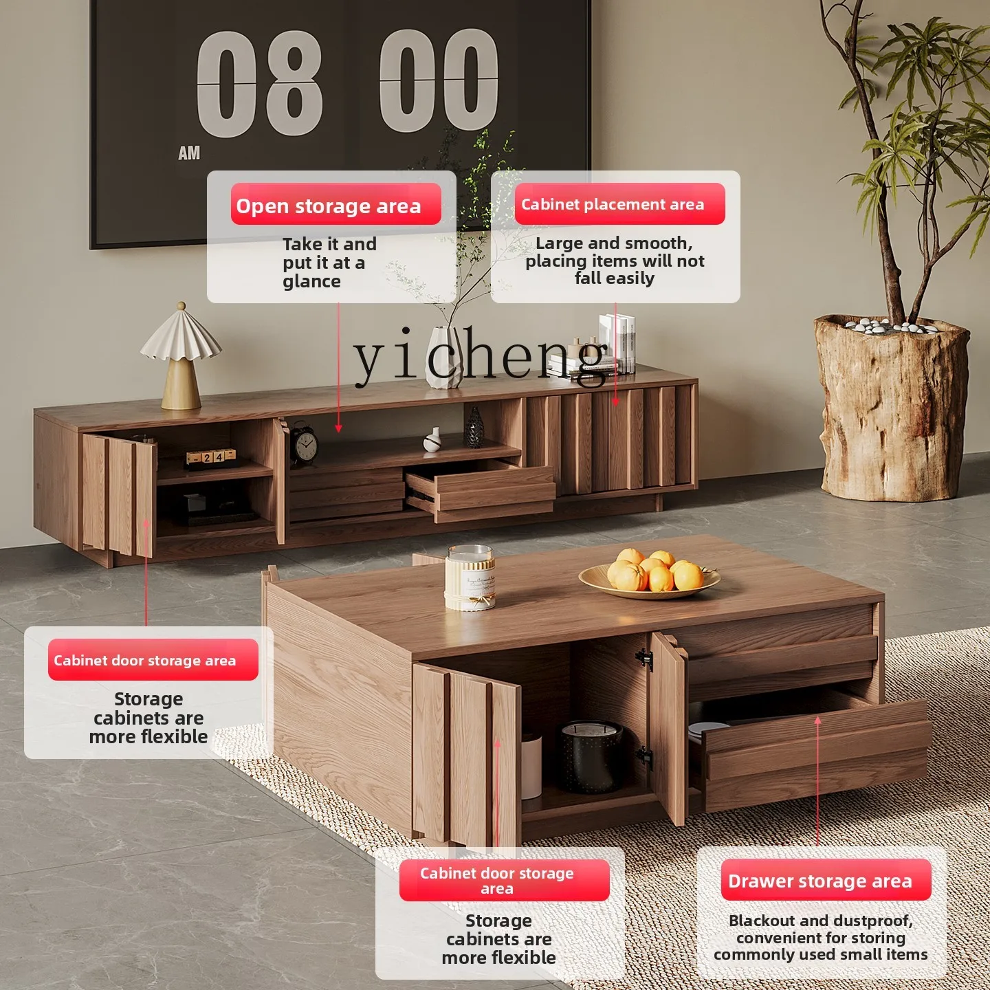 GZ TV-Schrank aus Massivholz,  – Coffee & Tea Ken'S House Bewertung und Preis
